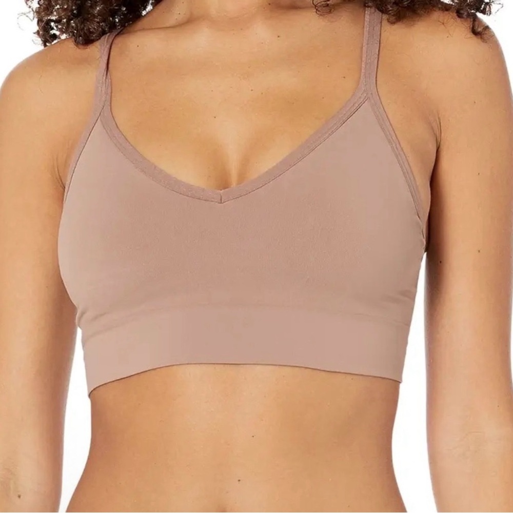 Spanx Ecocare Everyday Shaping Longline Bralette Large Neutral